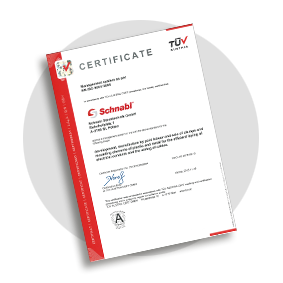 Certificaat Schnabl Redlink Groothandel Elektrotechnisch